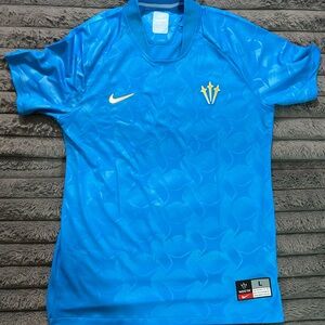 Nike NOCTA Turks and Caicos Men's Size Large Jersey Blue White Drake DR2616-450
